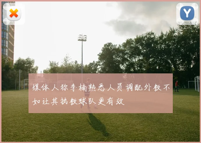 媒体人称李楠熟悉人员调配外教不如让其执教球队更有效